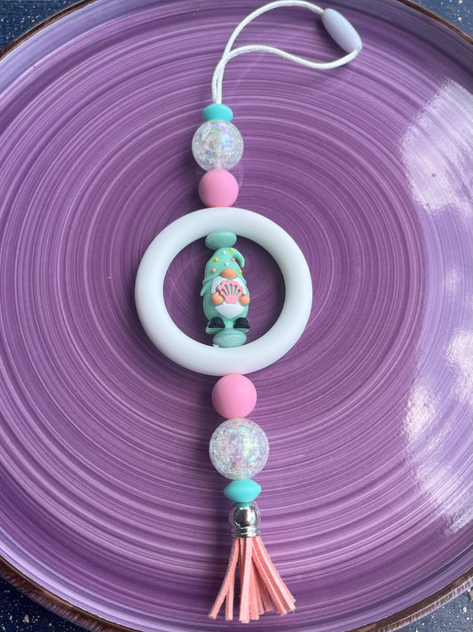 Beachin’ Gnomie Car Charm