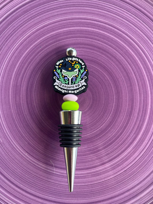 Midnight Margaritas Bottle Stopper