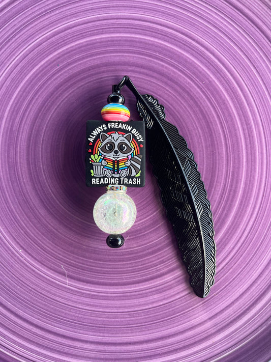 Reading Trash Bookmark